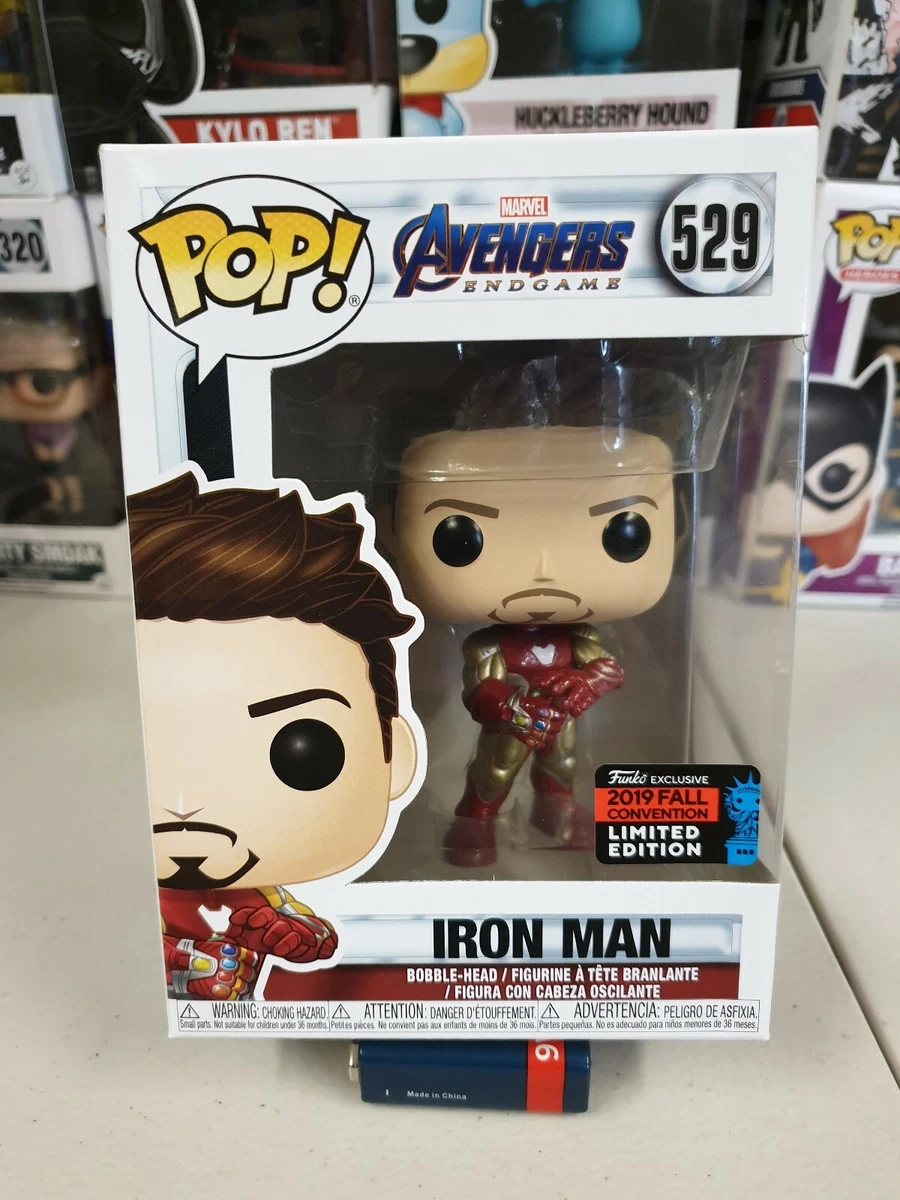 Funko POP Vinyl. 529 Iron Man Fall Convention Exclusive 2019