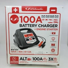 Schumacher Electric 2/6/30/100-Amp 6v/12V Fully Automatic Battery Charger [LN]™
