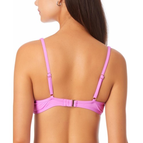 California Waves Womens Ribbed Adjustable Beachwear Bikini Swim top BHFO 3434 - 第 2/2 張圖片