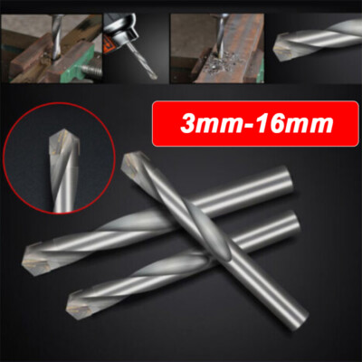 Bohrer 3 ~ 16 mm Hartmetallspitze Präzisionsschliff Hartplatte Schlosser Bit