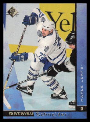 Toronto Maple Mathiue 1996 Upper Deck SP #155 Mathieu Schneider Toronto Maple Leafs | eBay