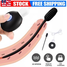 Male Penis Plug Vibrator Urethral Penis Training Enhancing Electric Sex Toys