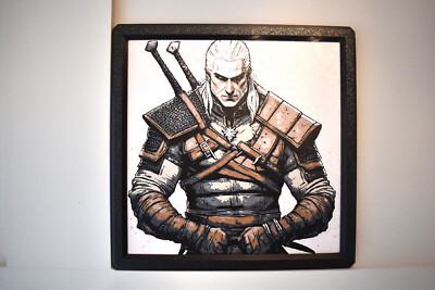 The Witcher 3D gedrucktes Wandbild ''Hueforge''