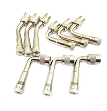 9pcs New 45/90/135 Degree Bend Tire Valve Extension Adapter,Valve Stem Extenders