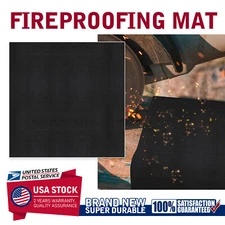High Temp 39"x39" Welding Blanket Fireproof Mat Heat Resistant Flame Retarda USA