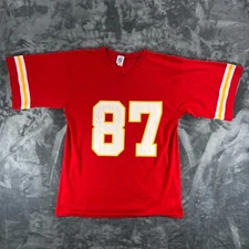 Logo 7 Football Jersey Shirt Men L VTG Kansas City Chiefs Tamarick Vanover #87