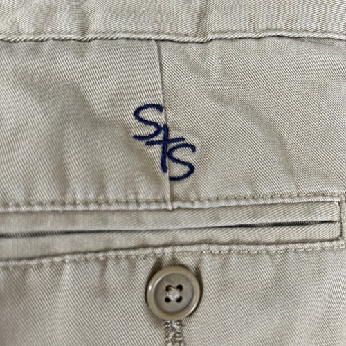 Lands End Boys Khaki Uniform Pants Size 16 Beige Performance Golf Flex Waist - Picture 7 of 17