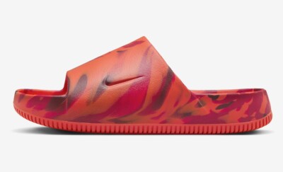 Nike Calm Slide Marble Picante Red FV5637-600 Men display picture 1