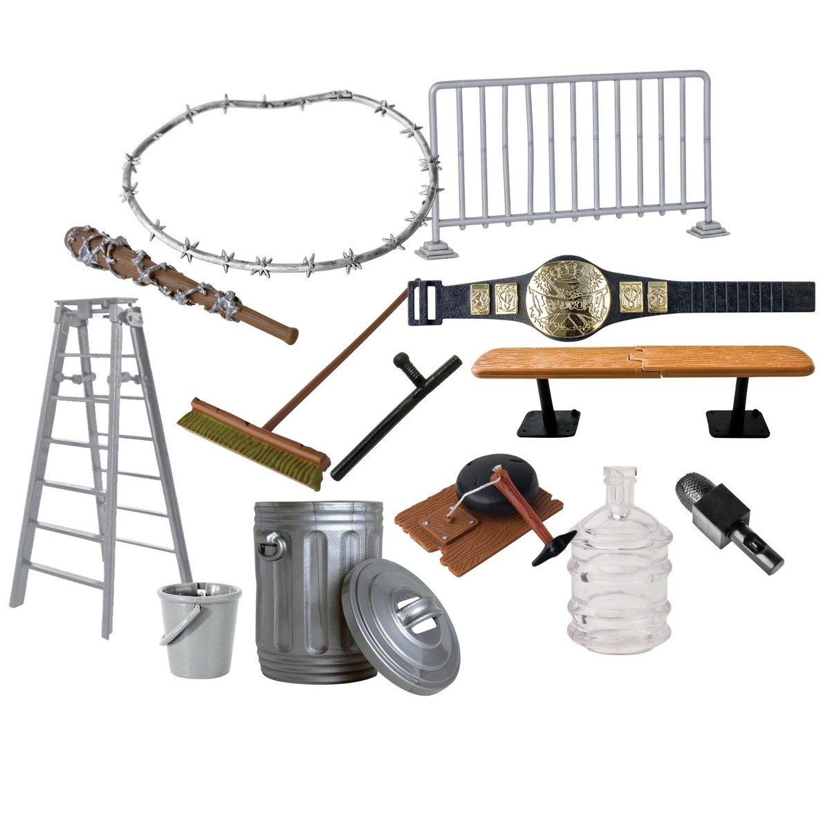 Grab The Hardcore Belt 13 Piece Set for WWE & AEW Wrestling
