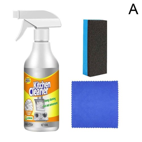 1/2/3x Kitchen Cleaner Spray Foam Grease Degreaser Dirt Home Oil Remove X0E5 - Picture 13 of 18