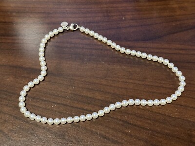 tiffany pearl necklace clasp