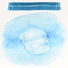 500ps 100/bag Disposable Hair Net Non-Woven Head Bouffant Hair Cap 21"