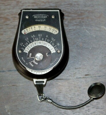 Vintage Bertram Amateur Light Meter With Chain Made In Germany | eBay