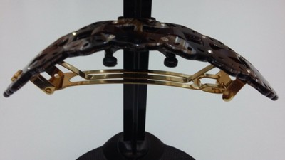 Authentic ALEXANDRE DE PARIS clip long Hair styling barrette with Swarovski