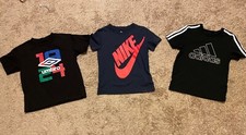 Three Boy's Athletic Shirts Nike/Adidas/Umbro Size 5 EUC!
