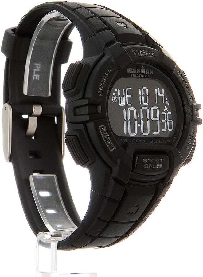 Timex Men's T5K793 Ironman Rugged 30 Full-Size Black Resin Timex Men's T5K793 Ironman Rugged 30 Full-Size Black Resin