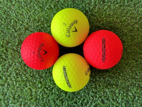 36 WIRKLICH NEUWERTIG 5A CALLAWAY SUPERSCHNELL MATT 2021/2022 (ROT/GELB FARBEN) - Bild 2 von 2