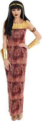 Women`s Cleopatra Costume S - XXL Ladies Egyptian Queen Nile Goddess Dress