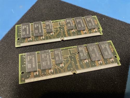 2x 64MB FPM 16Mx36 Parity 72-pin RAM SIMM 128MB 60ns Fast Page Mode Memory PC