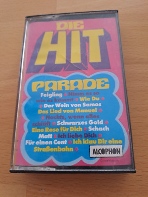 MC Kassette DIE HIT PARADE  ALCOPHON Tape Musik gut