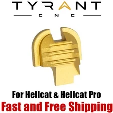 Tyrant CNC Slide Cover Plate / Backplate for Springfield HELLCAT/PRO - Gold