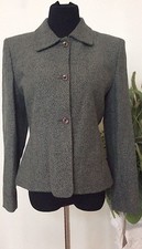 NWT Jones New York WMNS Career Grey Wool Blend Tweed Blazer Jacket Sz 6 Ret. 219