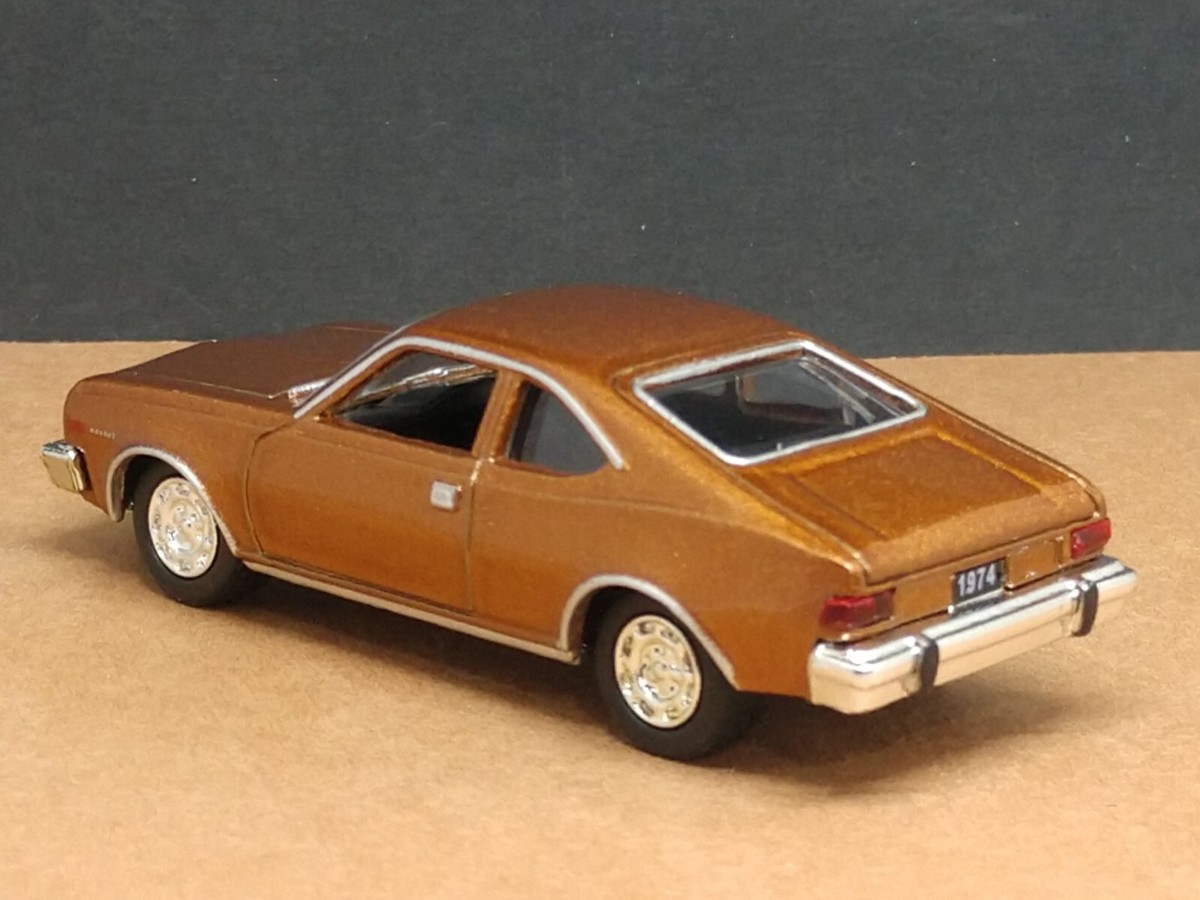 1974 AMC Hornet Collectible Diecast Diorama 1:64 Scale Bronze