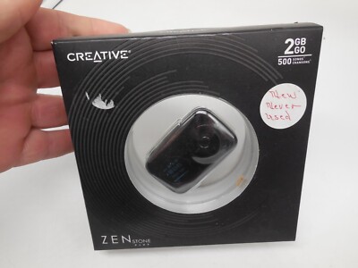 DA7 NIB Creative ZEN Stone Plus FM Radio Voice Recorder 2 GB MP3 Media Player