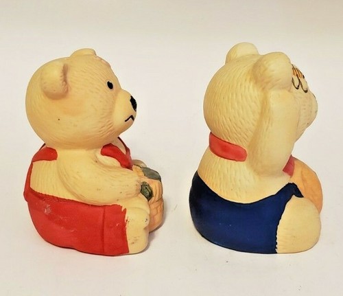 CERAMIC TEDDY BEAR SALT & PEPPER SHAKER SET--HONEY BEAR - Picture 5 of 9