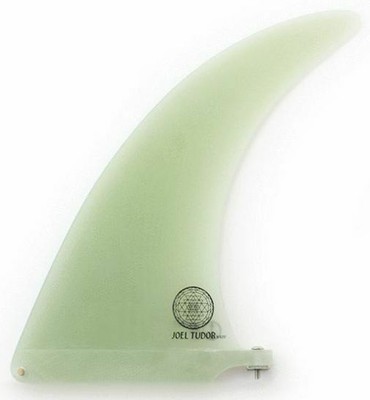 Black Captain Fin Joel Tudor 10/" Fiberglass Longboard Surfboard Fin