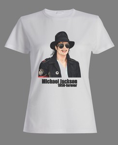 michael jackson printed t shirts