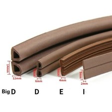 10 M Door & Window Sealing Strip Self-adhesive Anti-collision Rubber Windproof