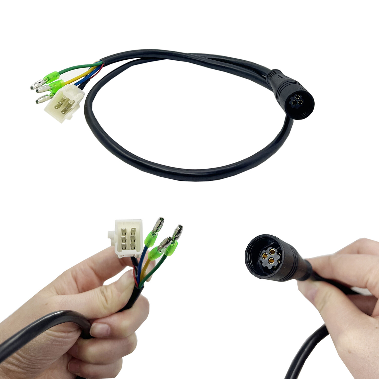 JULET Impermeabile 9 Pin Motore Cavo Adattatore Conversione Bici Elettrica Ebike
