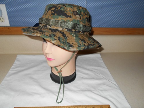 USMC Camo Boonie/Sun Hat, Sz. 7 w 