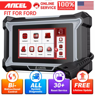 ANCEL DS160 Bidirectional OBD2 Scanner fits for Ford Lincoln Mercury Diagnostic