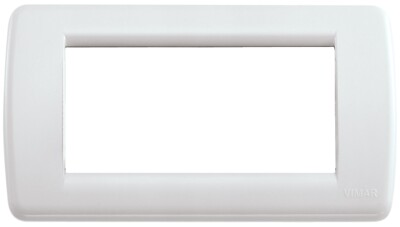 # 16764.04 NEW Vimar Idea Series 4 Module White Rondo Cover Plate Panel