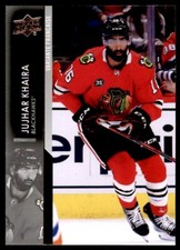 2021-22 UPPER DECK VARIANTE FRANÇAISE JUJHAR KHAIRA CHICAGO BLACKHAWKS #543