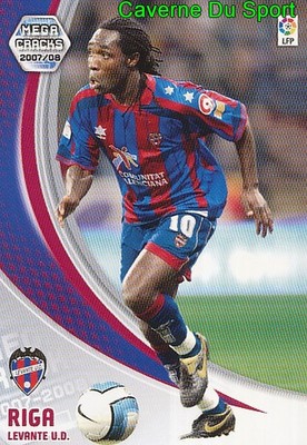 160 MUSTAPHA RIGA GHANA LEVANTE UD CARD CARD MEGA CRACKS LEAGUE 2008 PANINI