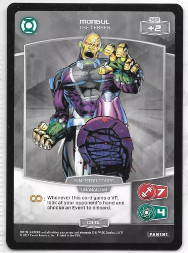 2017 Panini GREEN LANTERN MetaX TCG Singles - Common - Uncommon - Rare - NM MINT