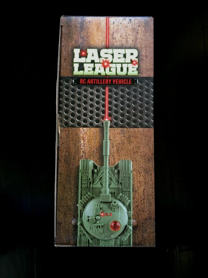 Laser League RC Artillery Vehicle SOUND & MOTION  BLACK Tank Vehicle New in Box - Image 2 of 3
