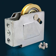 Copper Roller Window Pulley Sliding Door Window Wheel Ni-plated - Max-load 55kg