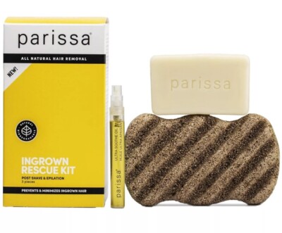 Parissa Ingrown Rescue Kit, Post-Haarentfernung Behandlung für eingewachsene Haare & Rasierer