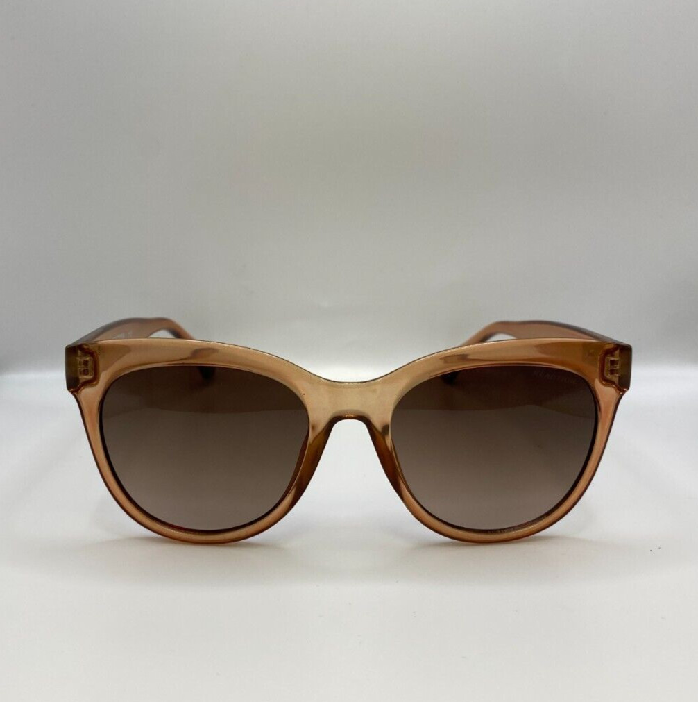 Солнцезащитные очки в круглой оправе Kenneth Cole Reaction KC2879 57F светло-коричневого цвета 52-18-145 15890₽