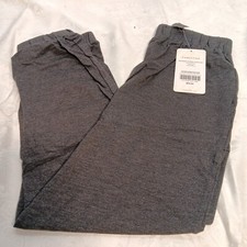 NWT Fabletics Restoreknit Tapered Lounge Black/Charcoal Pants-Size XS