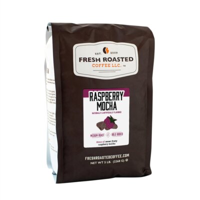 Fresh Roasted Coffee | Raspberry Mocha Flavored Coffee