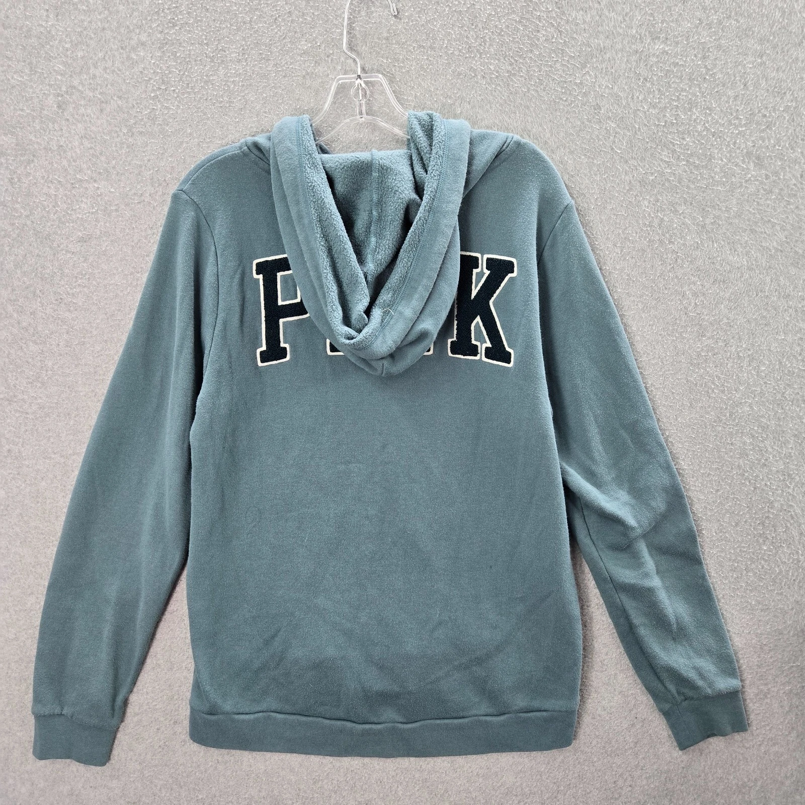 victoria-secret-vs pink logo full zip hoodie