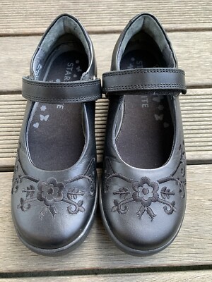 START RITE HOPSCOTCH GIRL'S SCHOOL SHOE, Black UK