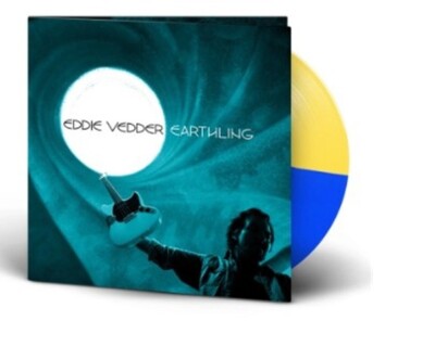 Eddie Vedder - Earthling Blue/Yellow Vinyl LP Import