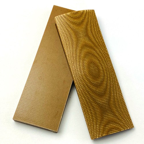 2 PCS Flax Micarta Knife Handle Material Blanks Scales Knife Scales Blanks - Picture 2 of 10