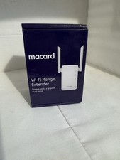 Macard Wifi Range Extender Model RE1200 Dual Band 2.4GHz  5GHz New